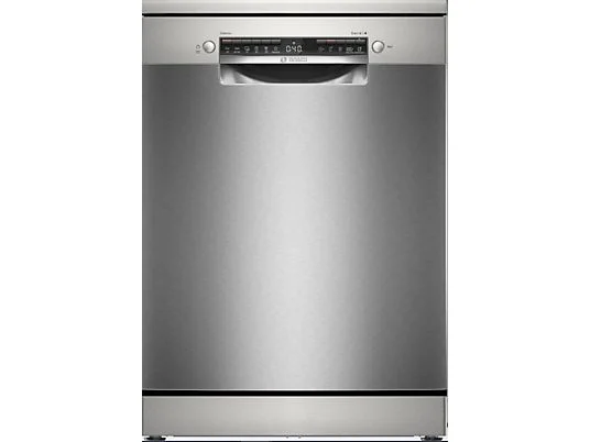 Lavavajillas - Bosch SMS4HVI02E, 14 servicios, 6 programas, 60 cm, Home Connect, Función Extra secado, Inox